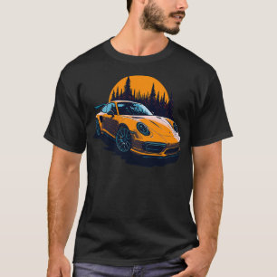 Yellow Porsche 911 turbo s T-Shirt