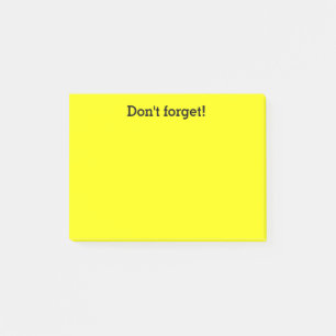 Yellow post-it notes   Custom office supplies