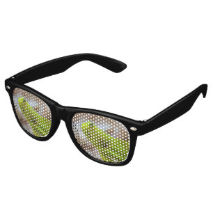 Yellow prawn-goby retro sunglasses