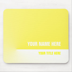 Yellow Pro Mouse Pad