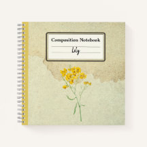 Yellow Psilostrophe Sparsiflora Personalised Comp