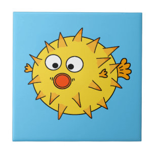 Yellow Pufferfish Tile