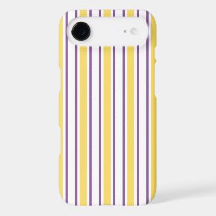 Yellow, purple and white candy stripes