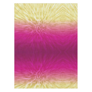 Yellow Purple Curves Tablecloth