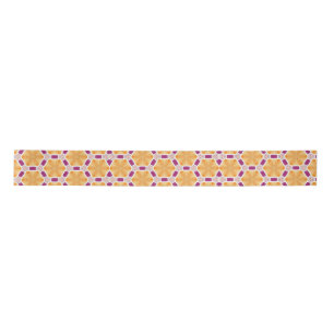 Yellow Purple Satin Ribbon