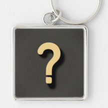 Yellow Question Mark with a Dark Background