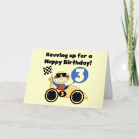 Yellow Race Car 3rd Birthday T-shirts and Gifts