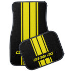 Yellow Race Double Stripes | Personalise