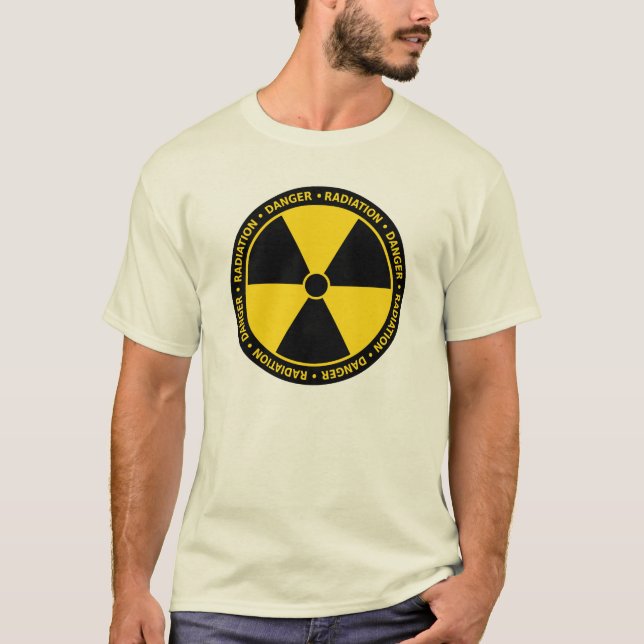 Yellow Radiation Symbol T-Shirt (Front)