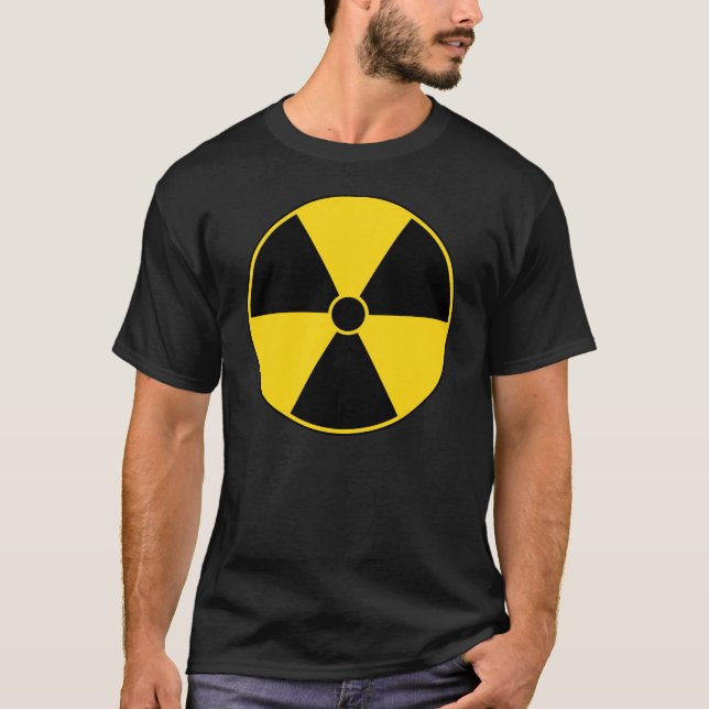 Yellow Radiation Symbol T-Shirt (Front)