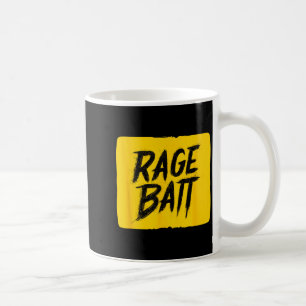 Yellow Rage Bait Graphic Coffee Mug