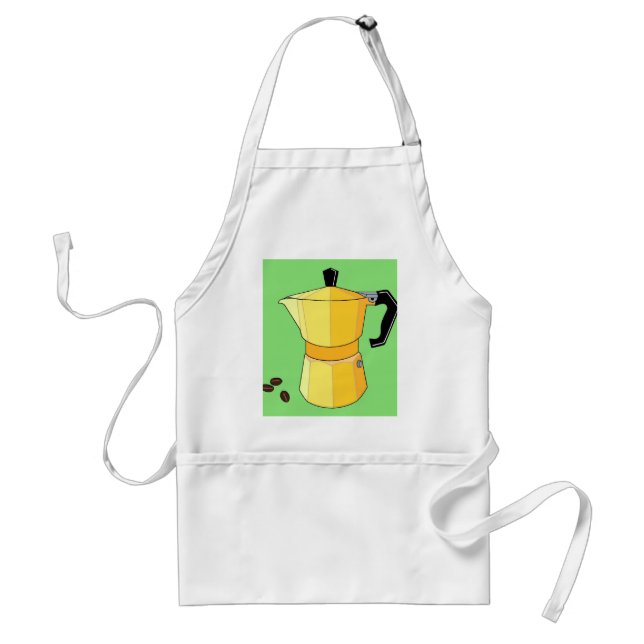 Yellow Rainbow Espresso Standard Apron (Front)