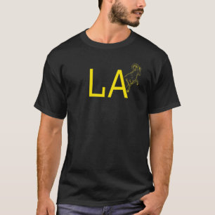 Yellow Ram La Blue California Los Angeles 1 T-Shirt