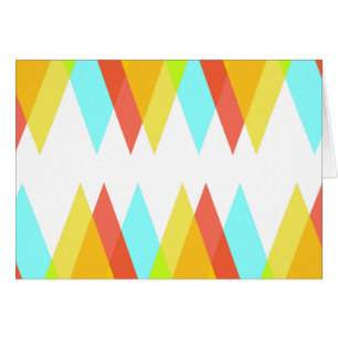 Yellow, red and cadet blue triangles