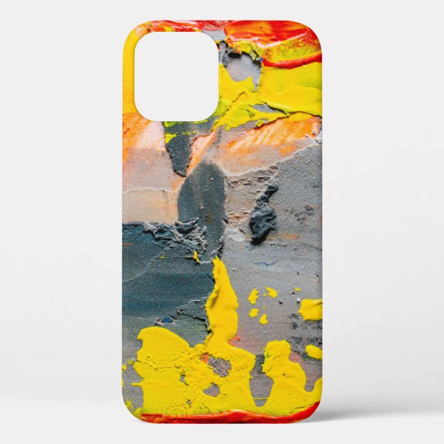 Yellow,red,and green paint Case-Mate iPhone case (Back)