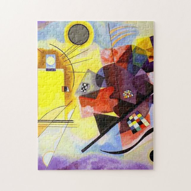 Yellow Red Blue by Vassily Kandinsky Jigsaw Puzzle (Vertical)
