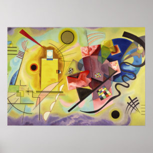 Yellow-Red-Blue by Wassily Kandinsky Poster