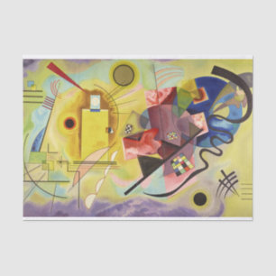 Yellow-Red-Blue by Wassily Kandinsky Tissue Paper