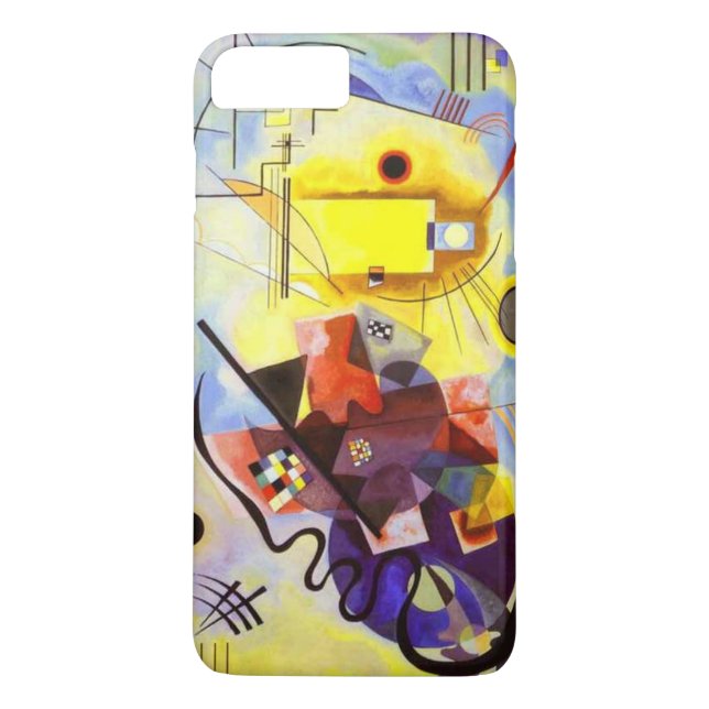 Yellow Red Blue Kandinsky Abstract Painting Case-Mate iPhone Case (Back)