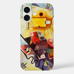 Yellow Red Blue Kandinsky Abstract Painting iPhone 16 Case