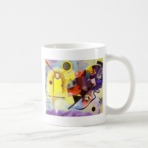 Yellow Red Blue Kandinsky Abstract Painting Coffee Mug