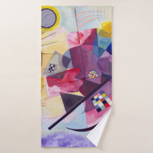 Yellow Red Blue, Wassily Kandinsky Bath Towel