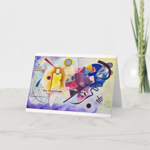 Yellow Red Blue, Wassily Kandinsky Card