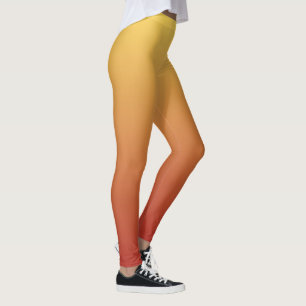 Yellow - Red Gradient leggings