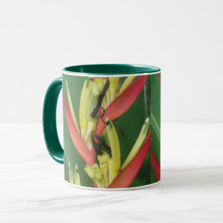 Yellow Red Heliconica Bird of Paradise Mug