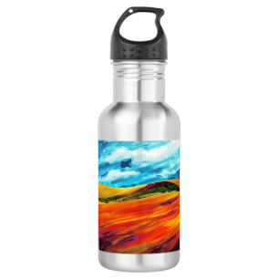 Yellow Red Hills 532 Ml Water Bottle