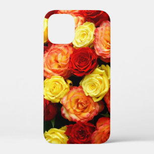 Yellow Red Orange Roses iPhone 12 Mini Case
