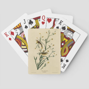 Yellow Red-poll Warbler Audubon's Birds of America Playing Cards