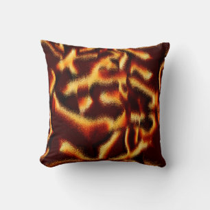 Yellow red stains looks flawed spray or ink vents cushion