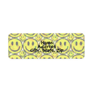 YELLOW RETURN ADDRESS LABEL