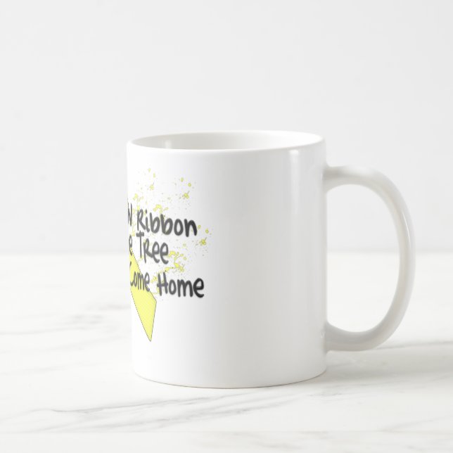 Yellow Ribbon Coffee Cup (Right)