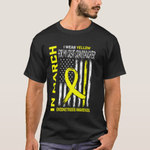 Yellow Ribbon Endometriosis Awareness Great Grandd T-Shirt