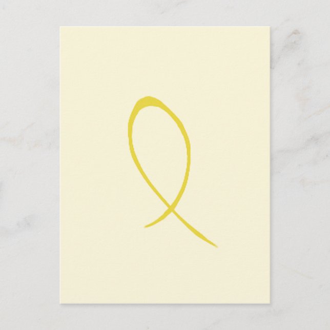 Yellow Ribbon Postcard (Front)