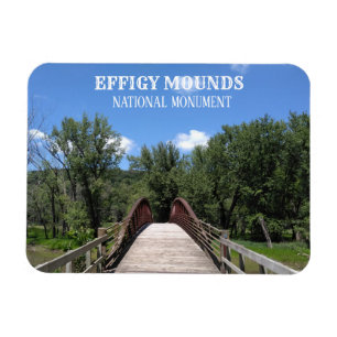 Yellow River Bridge Effigy Mounds, Iowa Magnet