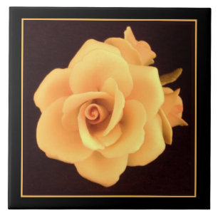 Yellow Rose, 2004 Photo. Ceramic Tile
