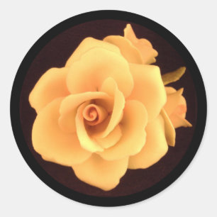 Yellow Rose, 2004 Photo. Classic Round Sticker