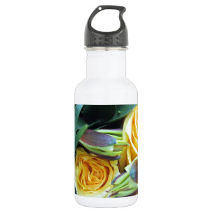 Yellow Rose Buds 532 Ml Water Bottle