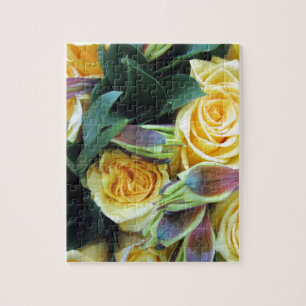 Yellow Rose Buds Jigsaw Puzzle