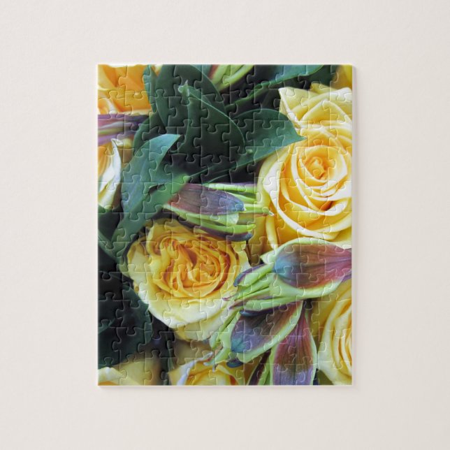 Yellow Rose Buds Jigsaw Puzzle (Vertical)