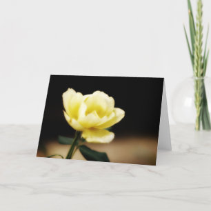 Yellow Rose Card