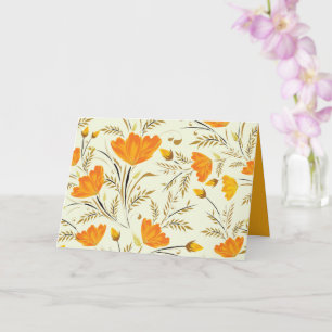 Yellow rose card