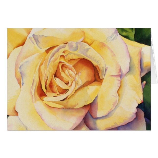Yellow Rose Card (Front Horizontal)