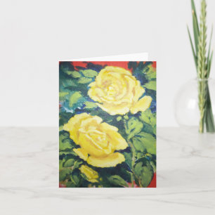 yellow Rose Card