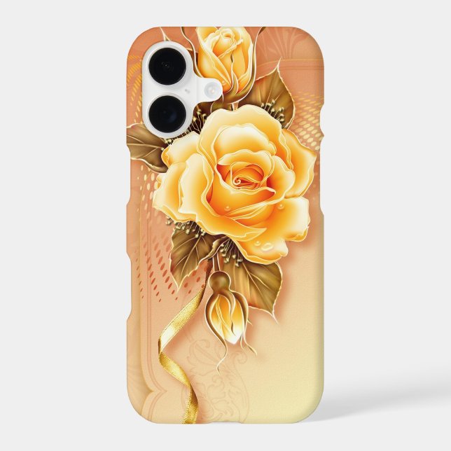 Yellow Rose Case-Mate Barely There iPhone X Case (Back)
