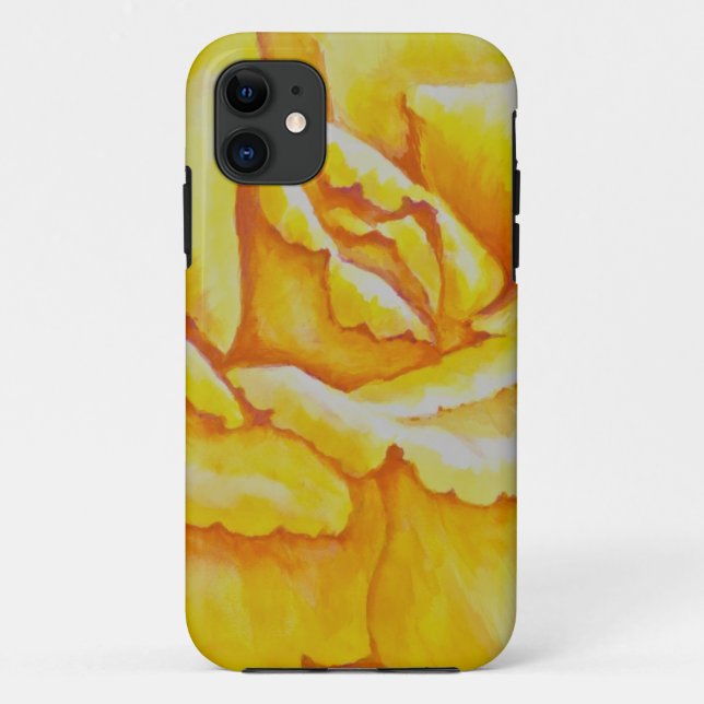 Yellow Rose Case-Mate iPhone Case (Back)