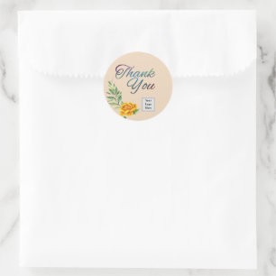 Yellow Rose Classic Round Sticker